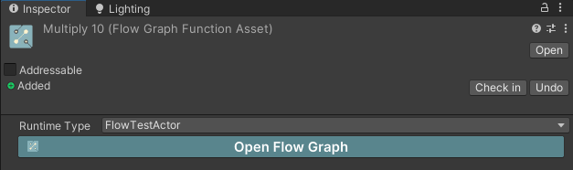 Set Flow Graph Function Runtime Type